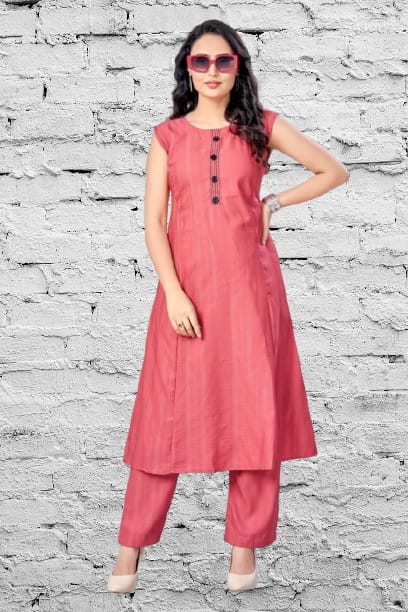 Shree Shanti Selection - Peach Coord Set